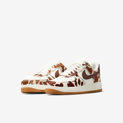 Nike Air Force 1 '07 "Field Brown" cow print