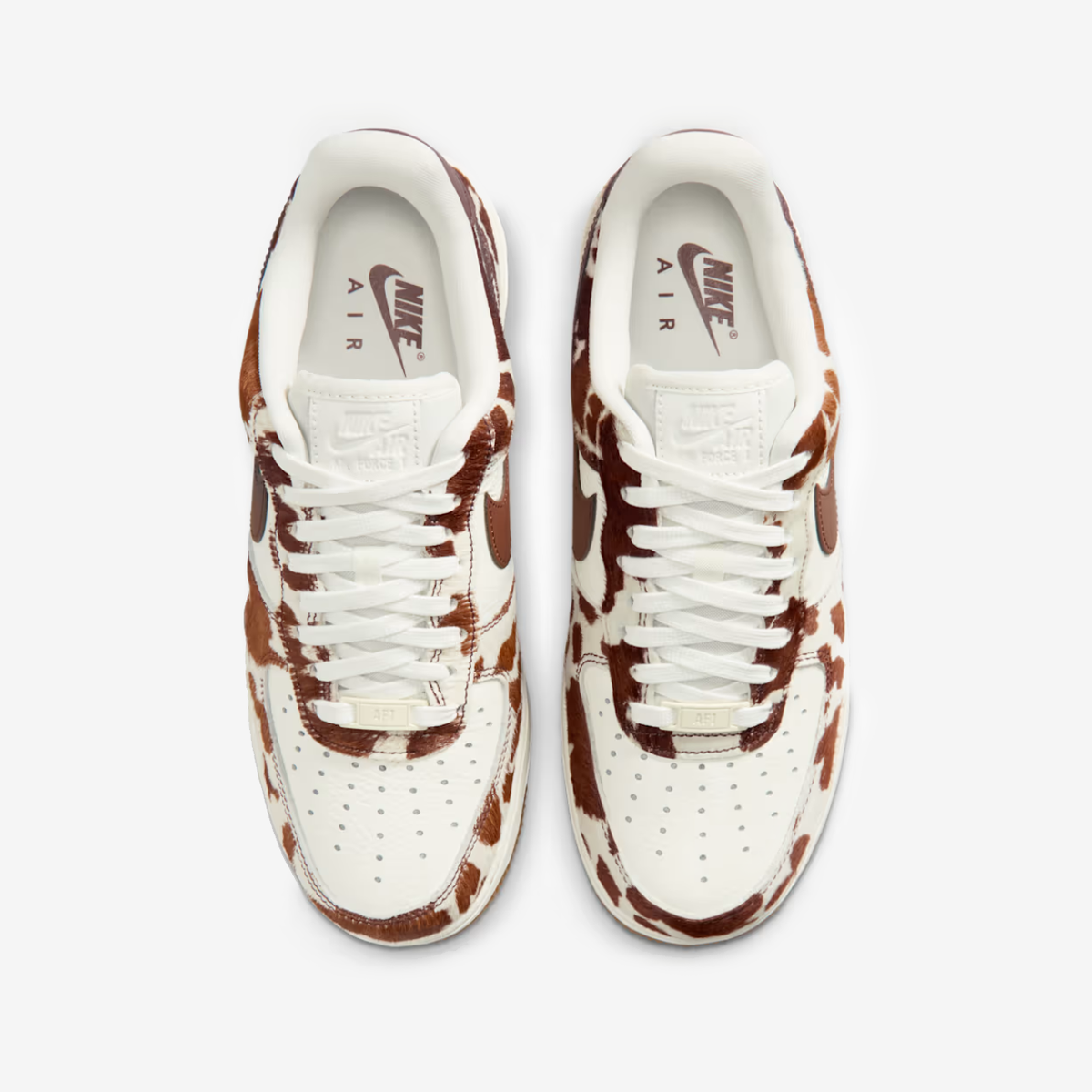 Nike Air Force 1 '07 "Field Brown" cow print