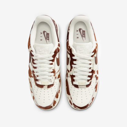 Nike Air Force 1 '07 "Field Brown" cow print