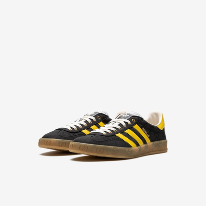 Gucci x Adidas Gazelle Retro G-Monogram Black Yellow Limited Edition